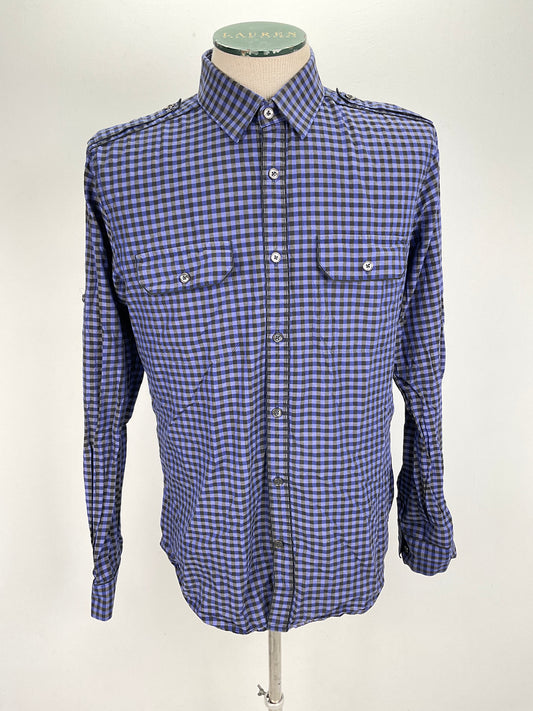 Camisa Azul marino de Cuadro  Express