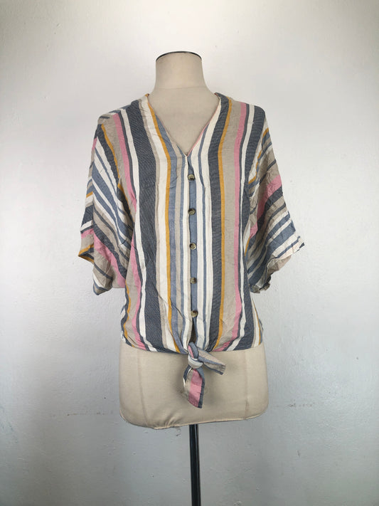 Blusa Multicolor De Rayas Style Envy