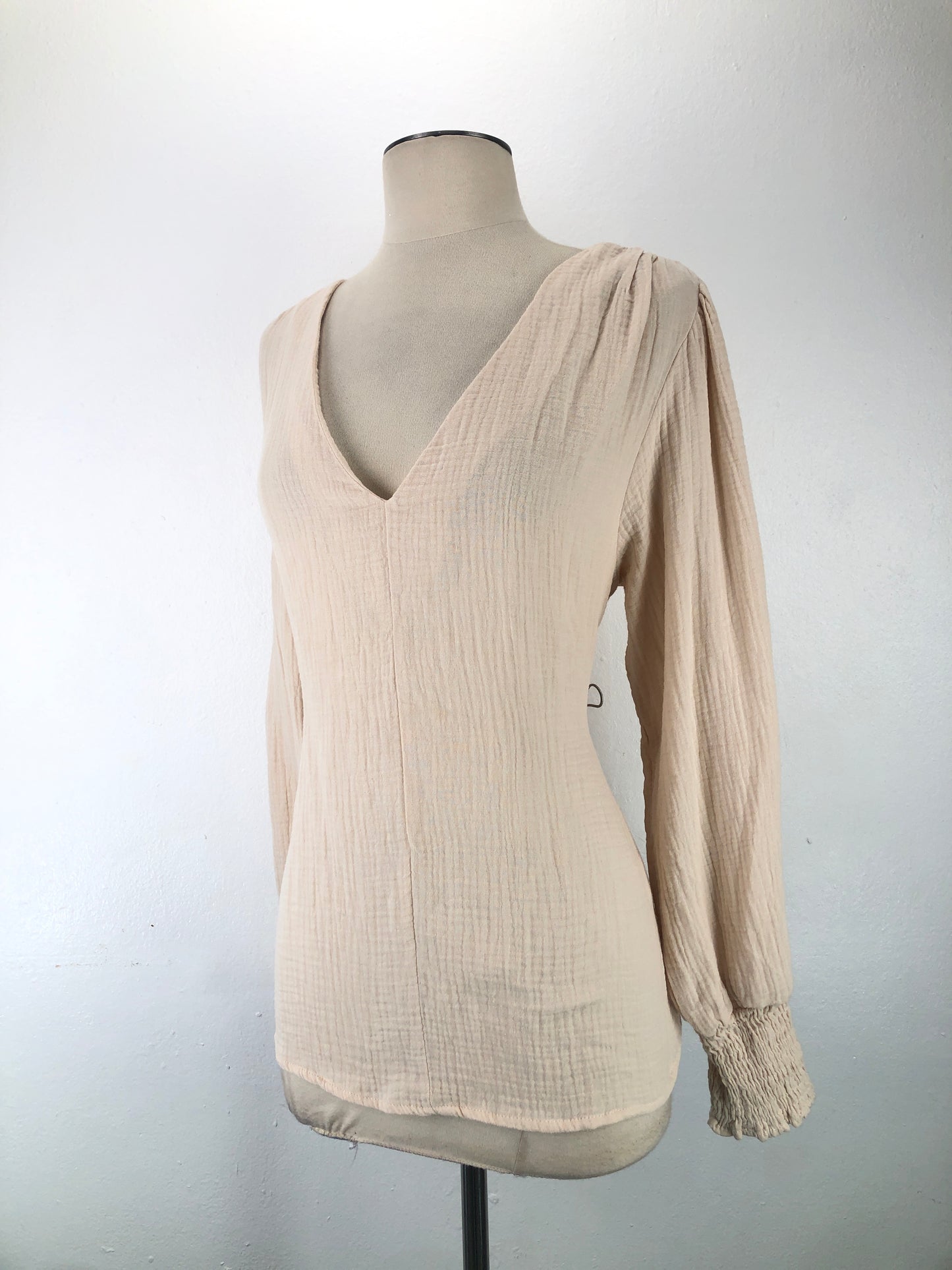 Blusa Crema Shein