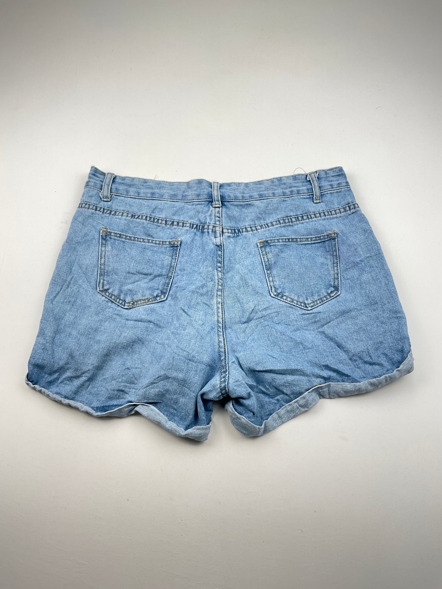 Short Jeans Azul Shein