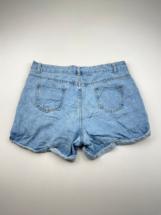 Short Jeans Azul Shein