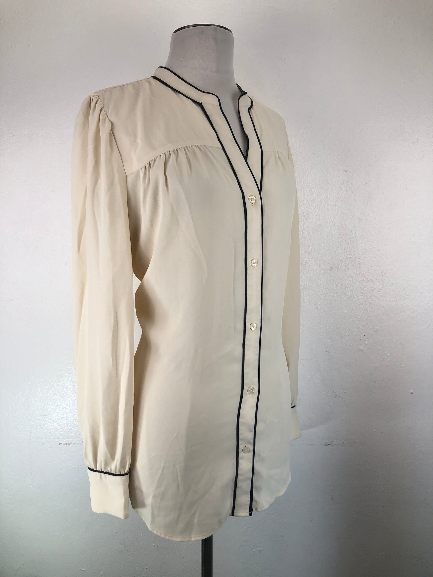 Blusa Beige Ann Taylor