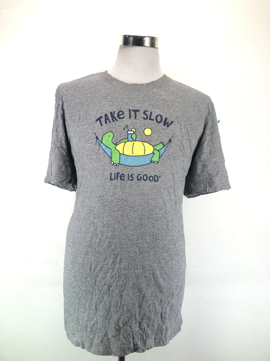 Camiseta Gris Life Is Good