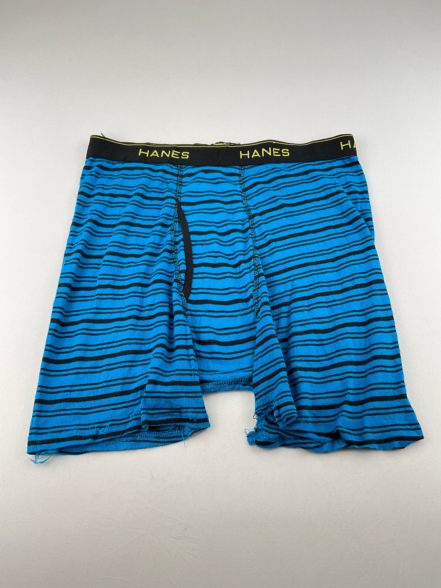 Boxer Azul de Rayas Hanes
