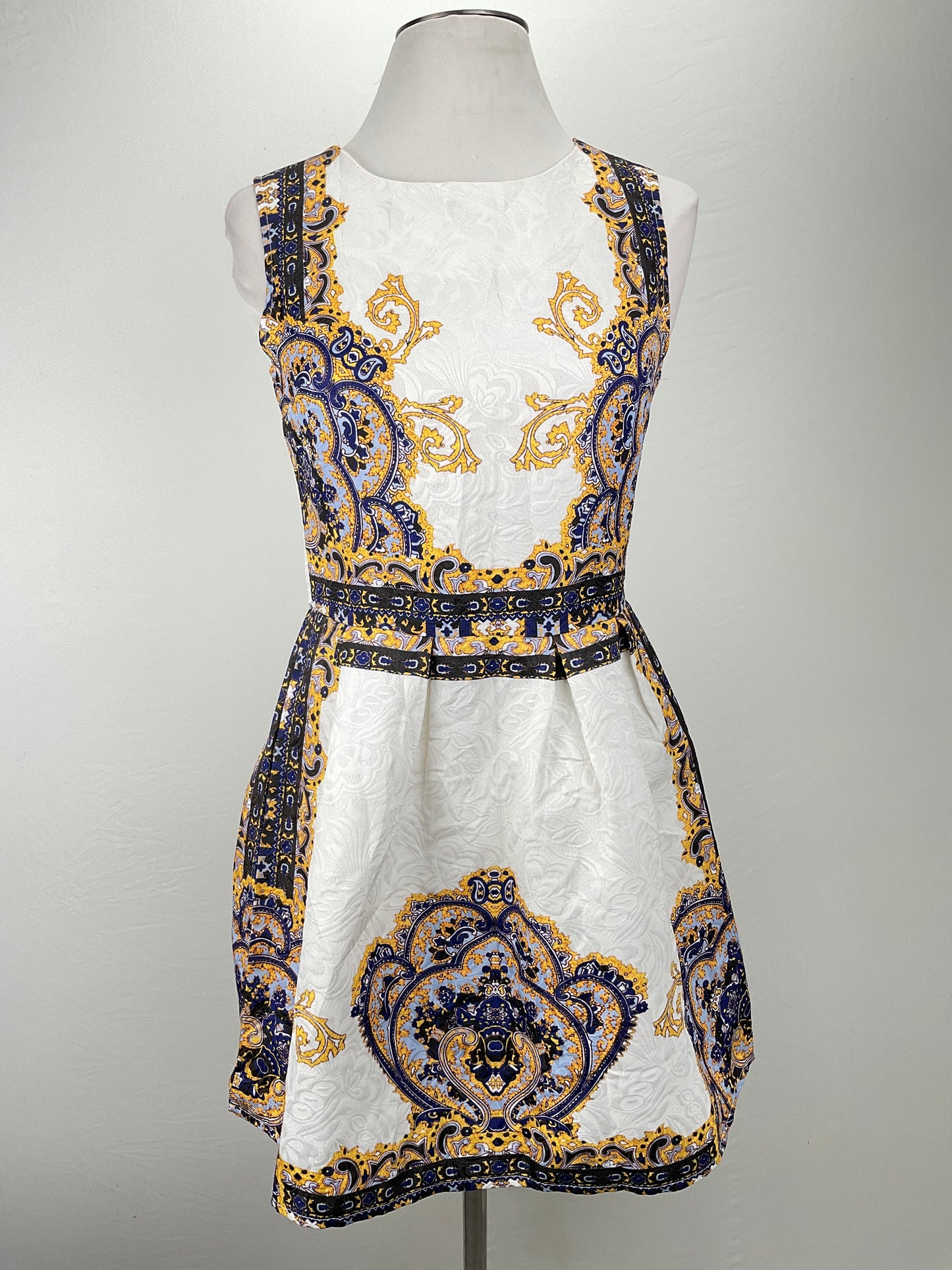 Vestido Blanco Floral Variangis