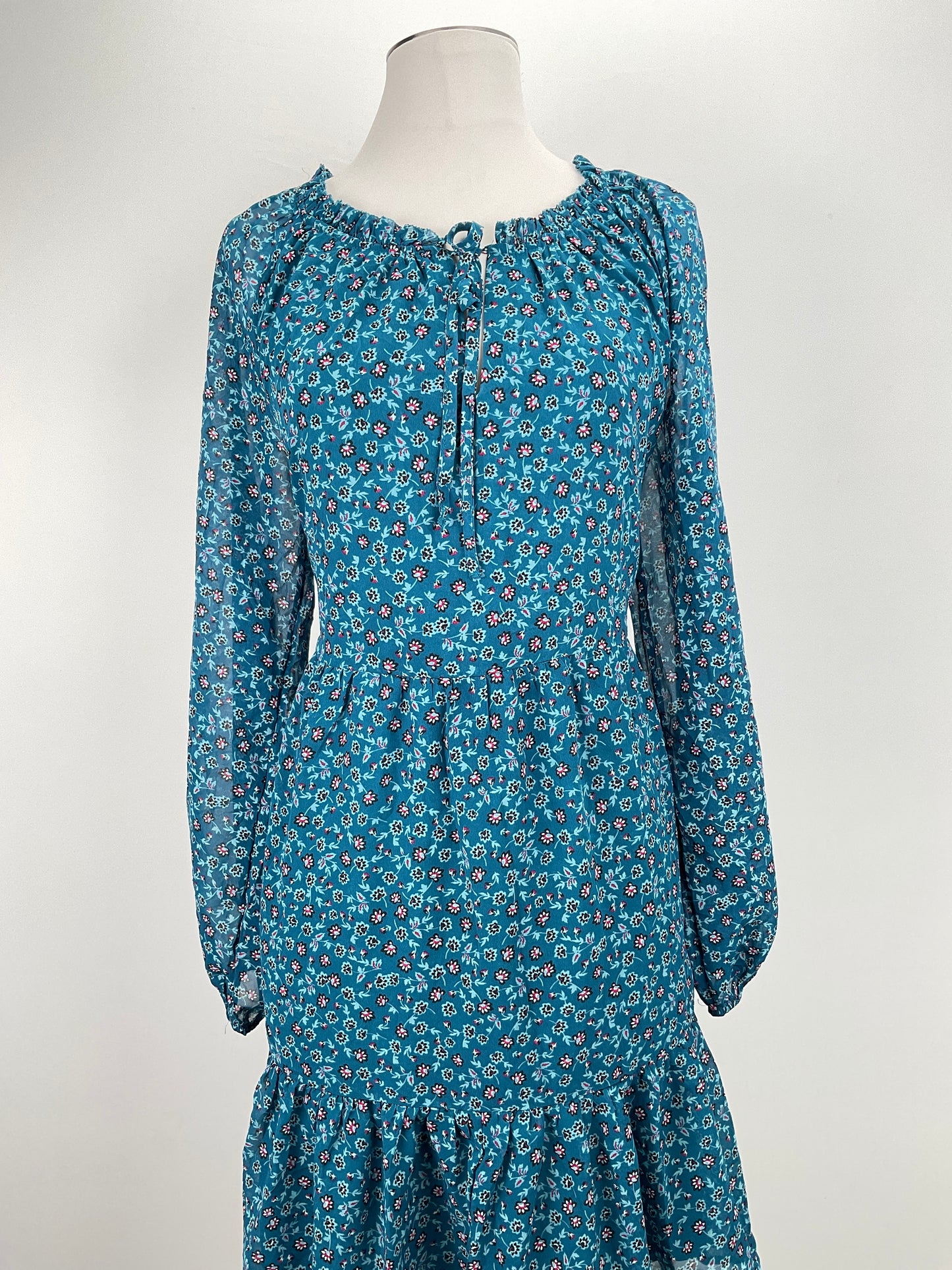 Vestido Azul Floral Studio A