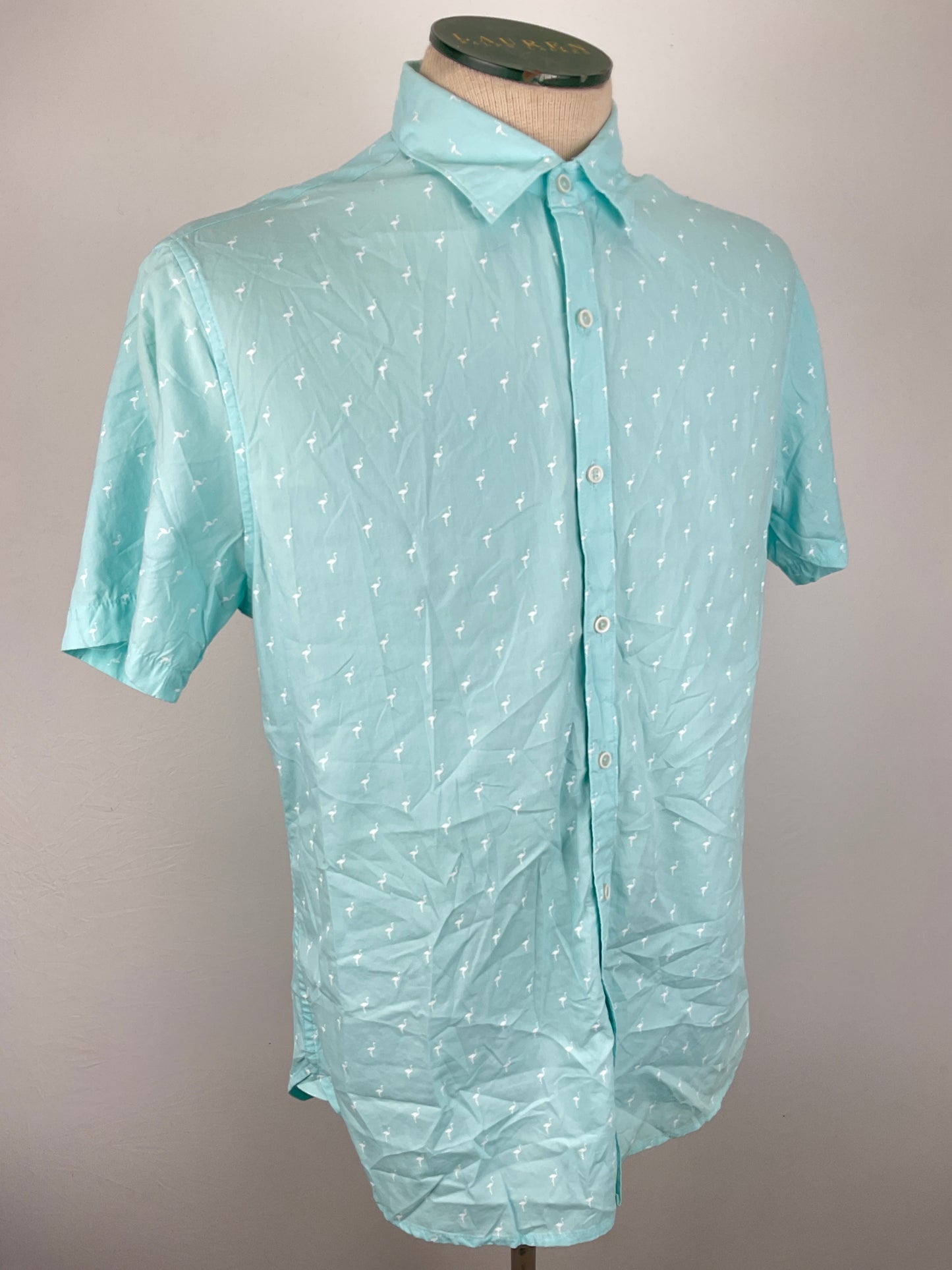 Camisa Azul claro Denim Flower