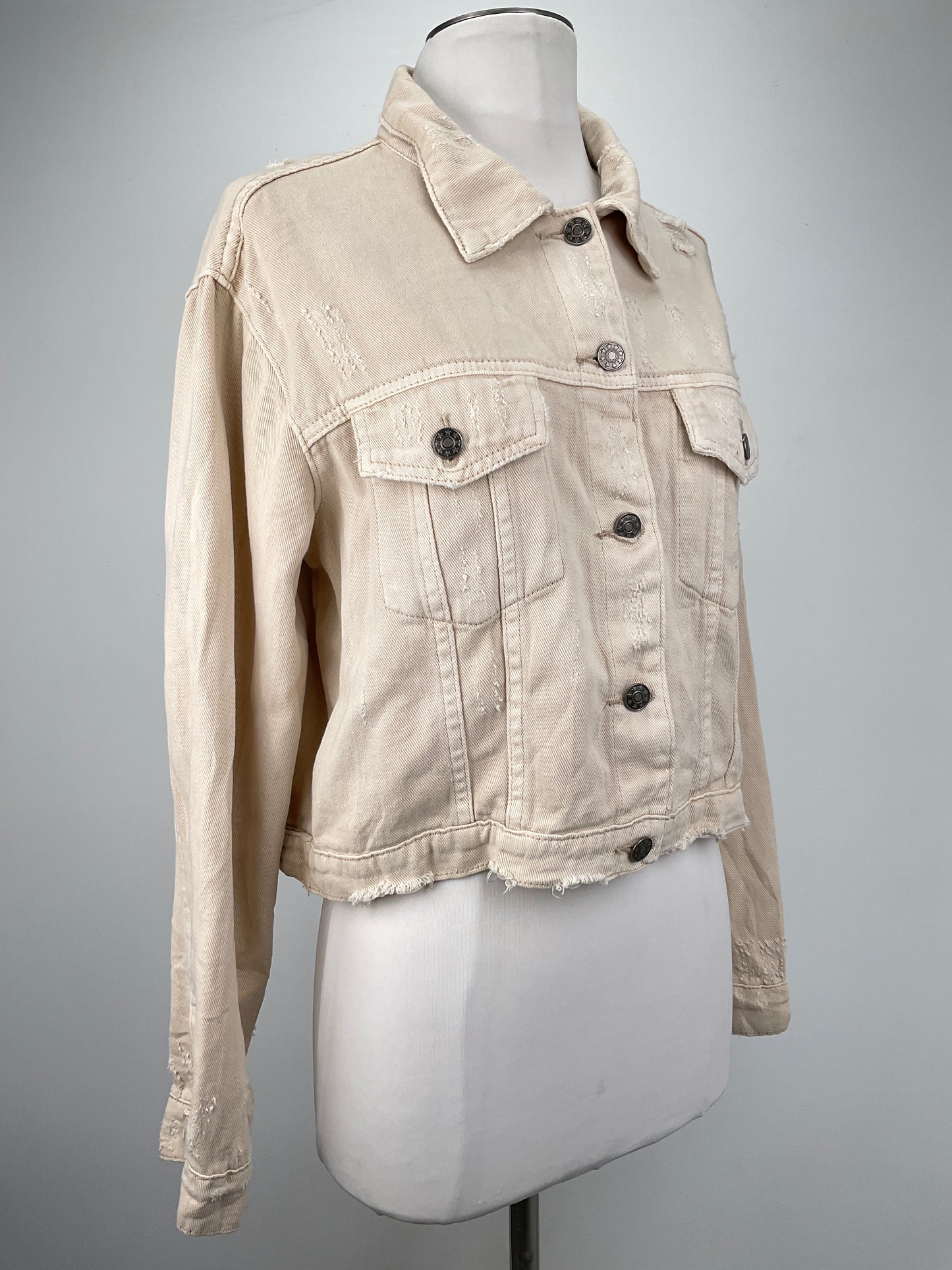 Chaqueta Jeans Crema  Mustard seed