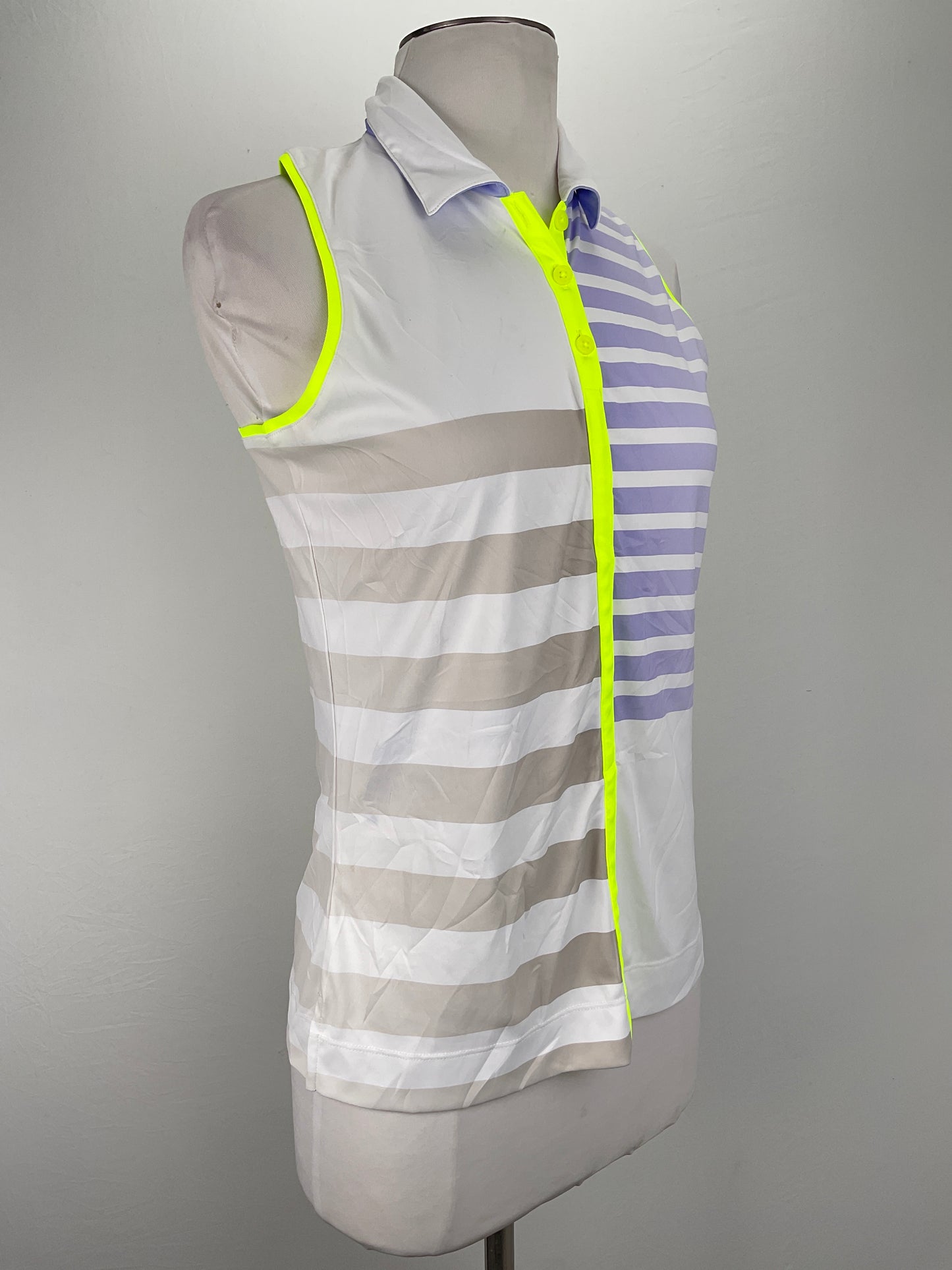 Camiseta Blanco de Rayas Slazenger