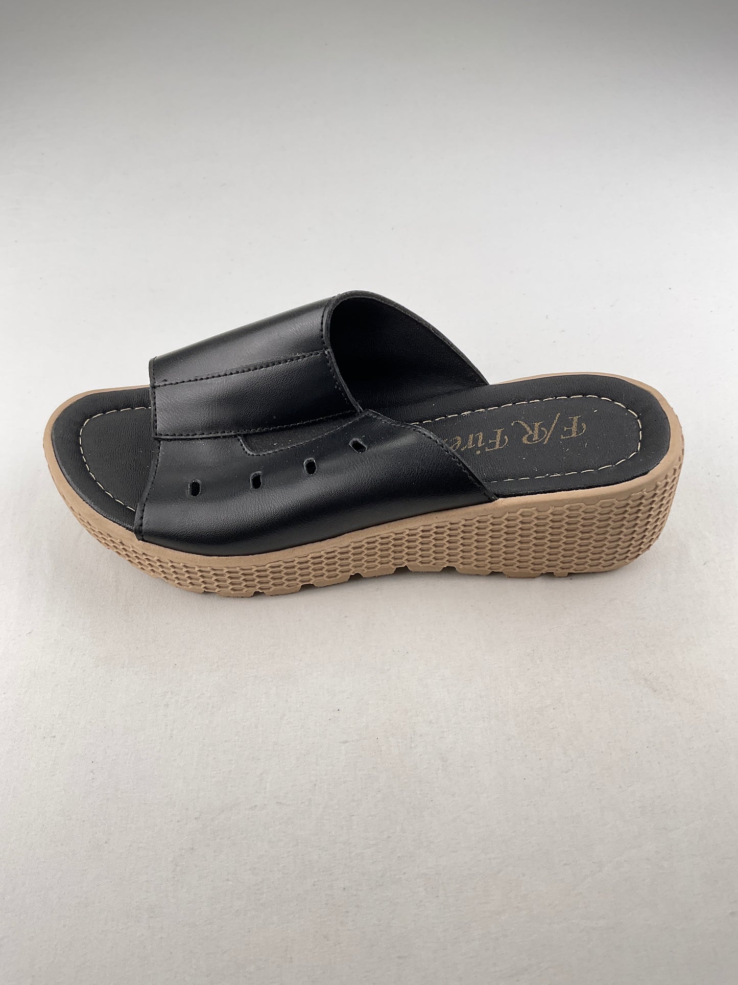 Zapatilla Negro Plataforma Firezli