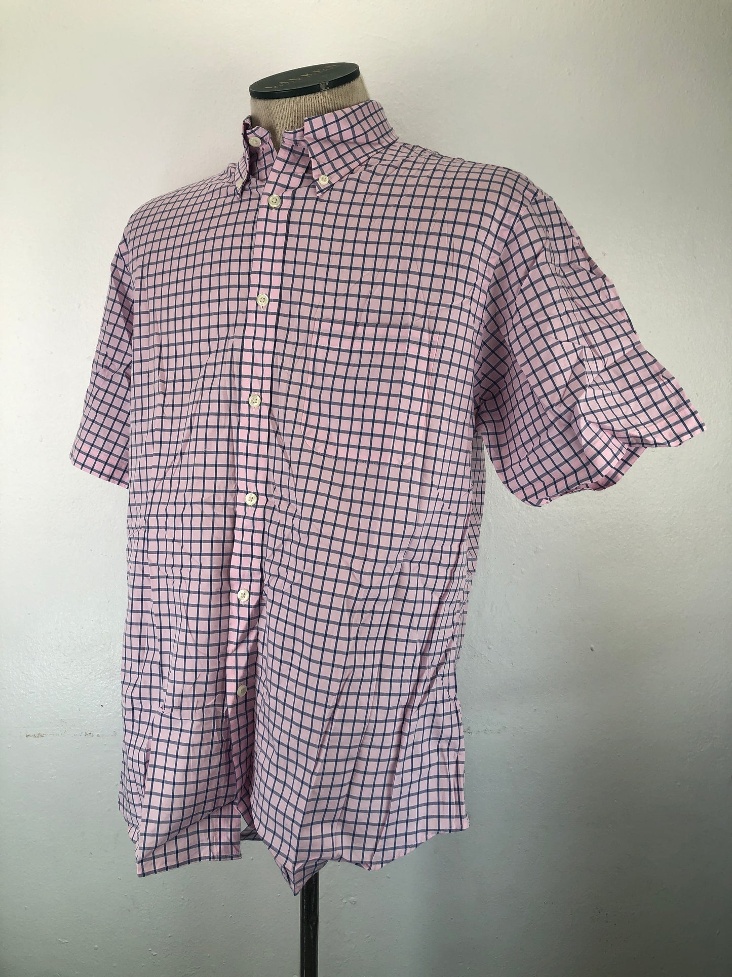 Camisa Rosado de Cuadro Regent