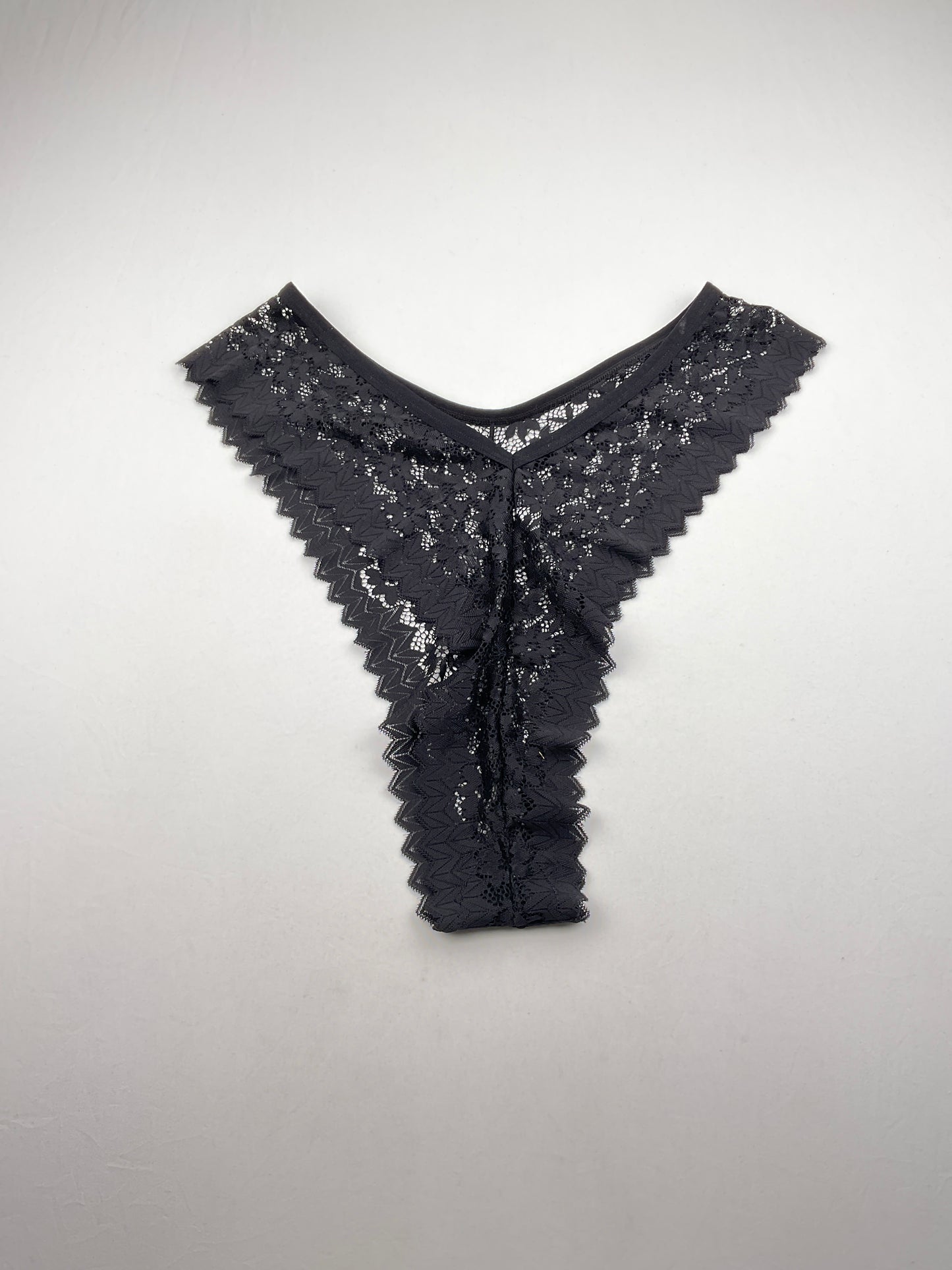 Panti Negro Floral Variangis