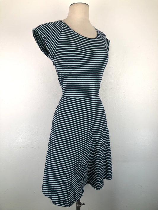Vestido Azul Marino rayas  So