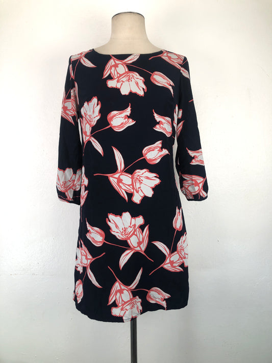 Vestido azul Marino Floral  old Navy