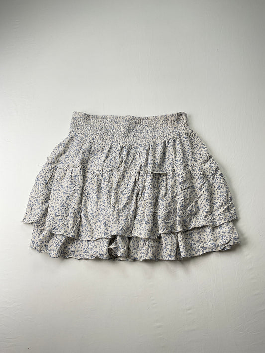 Falda Blanco Floral Sienna Sky