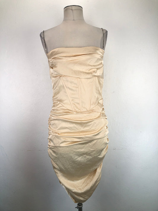 Vestido Crema Shein