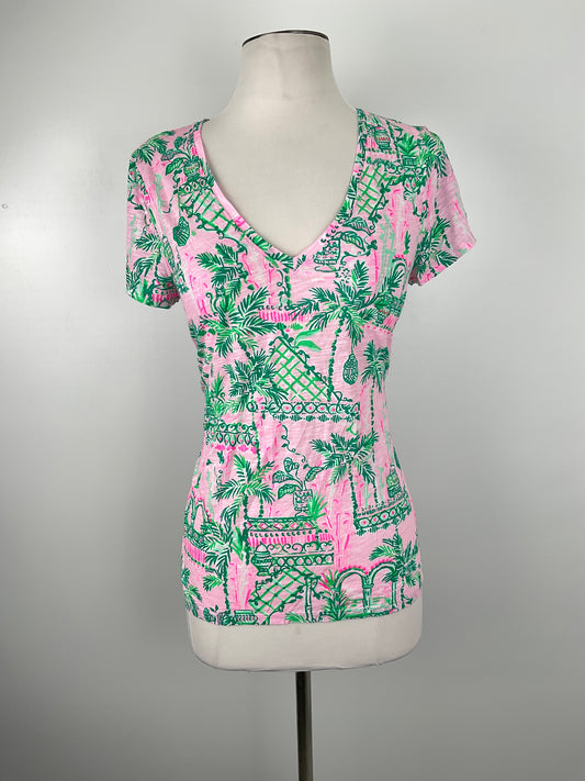 Camiseta Rosado Floral Lily Pulitzer