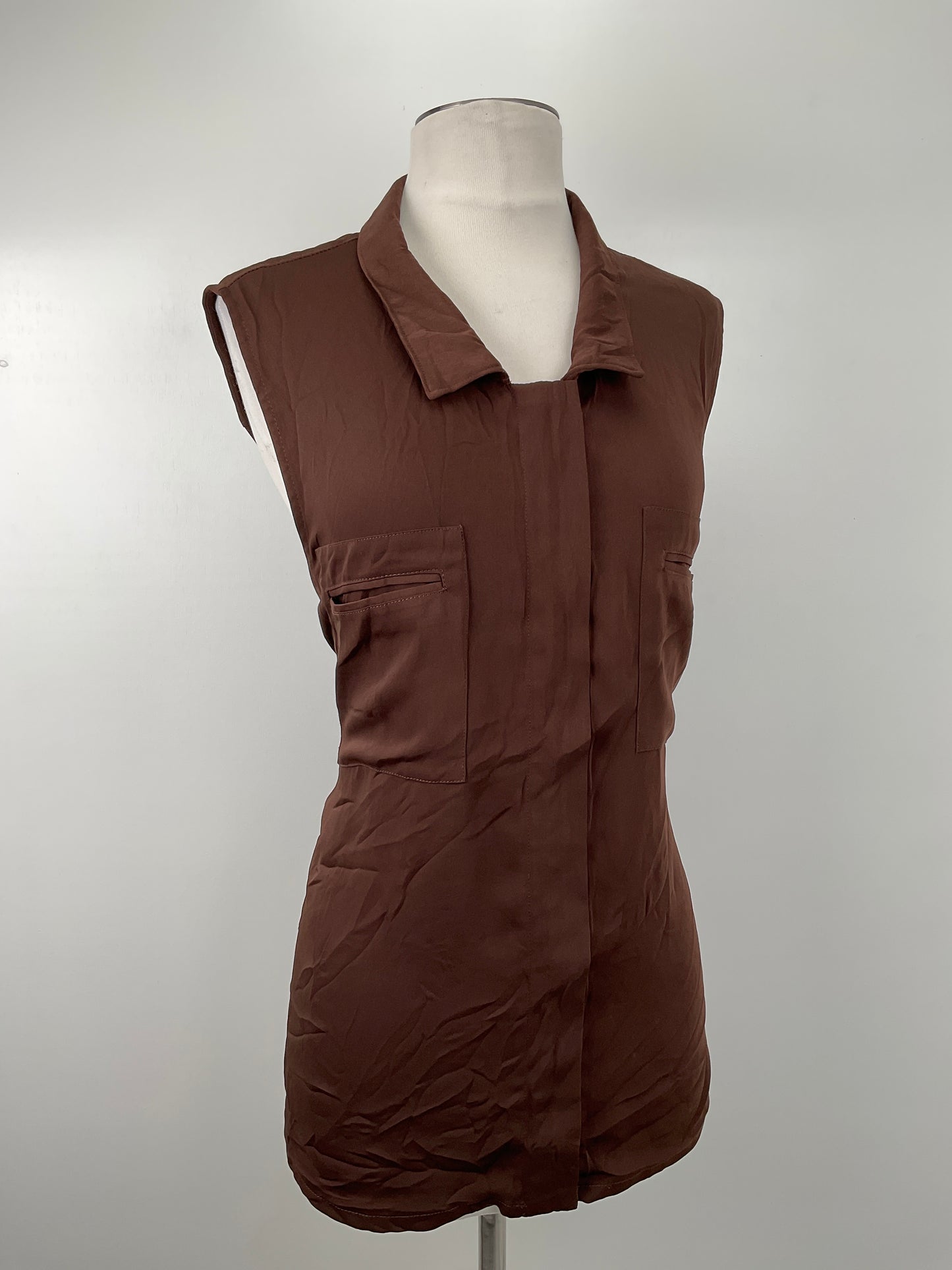 Camisa Marron Liz Claiborne