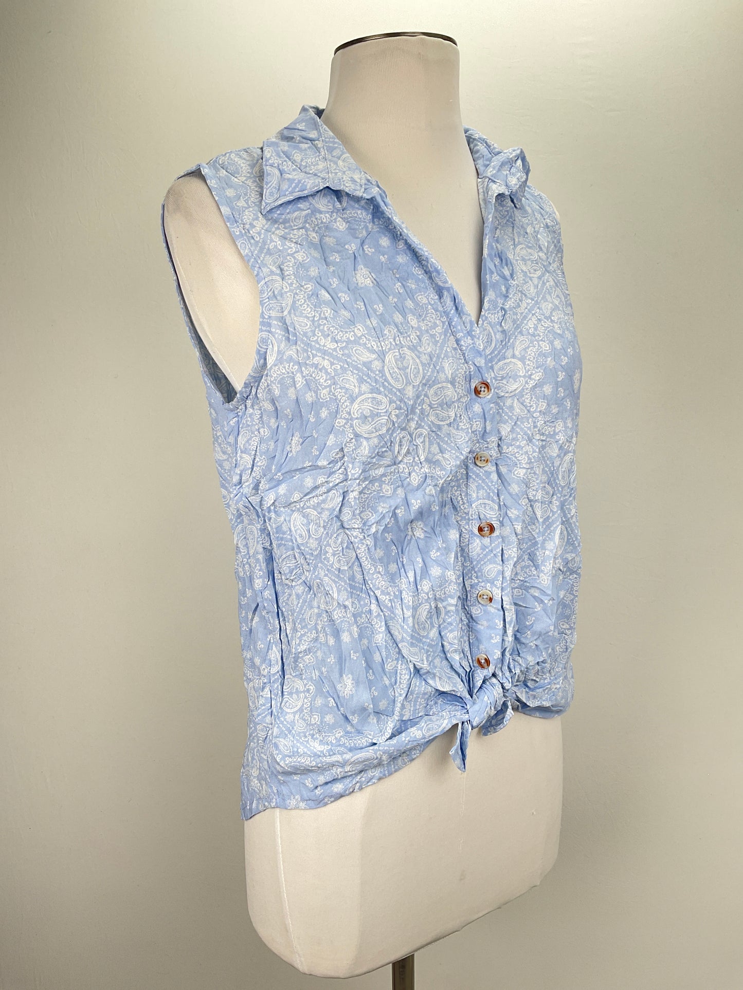 Blusa Azul claro Floral No Boundaries
