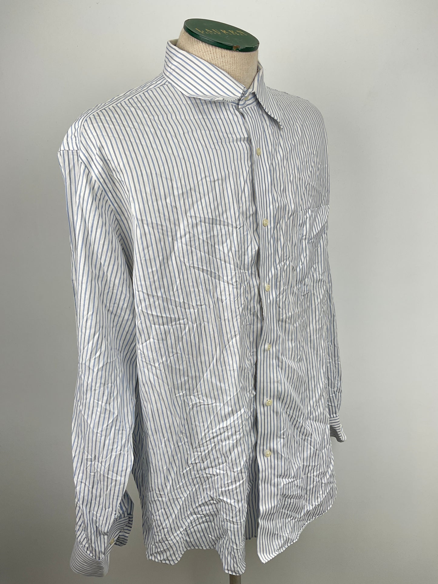 Camisa Blanco de Rayas Joseph Abboud