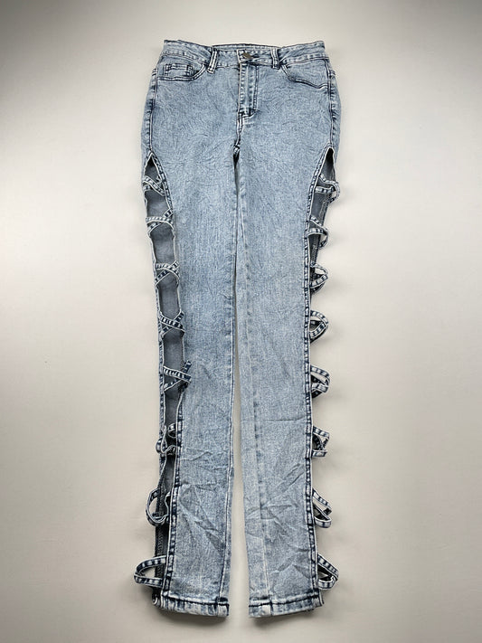 Pantalón Jeans Azul claro Shein