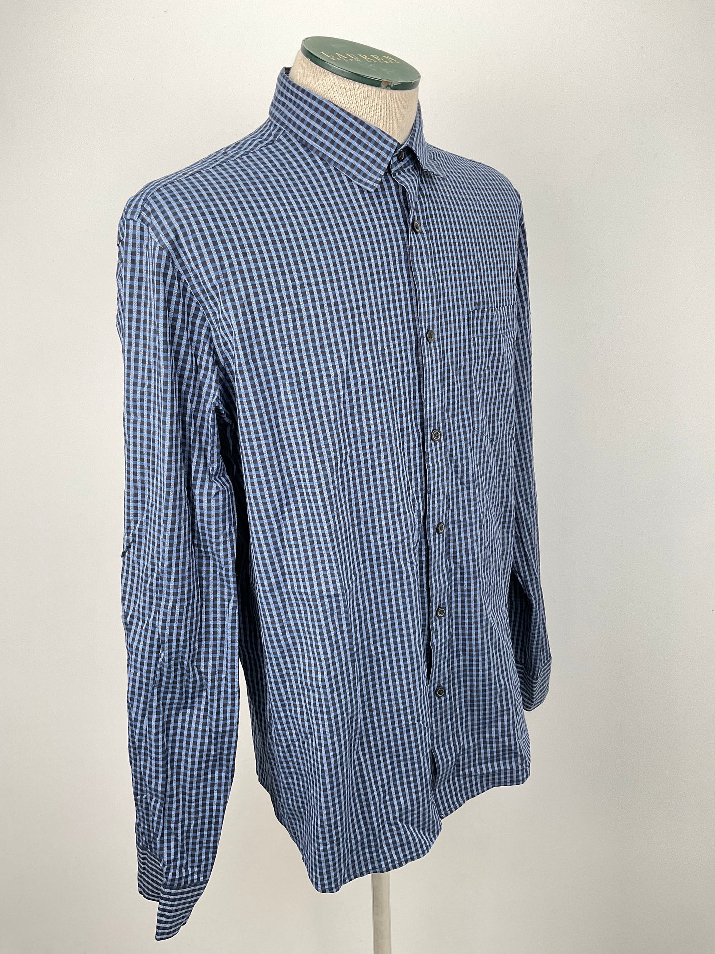 Camisa Azul marino de Cuadro Apt.9