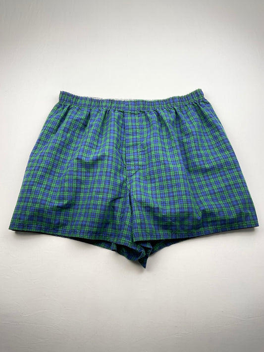 Boxer Verde de Cuadro Hanes
