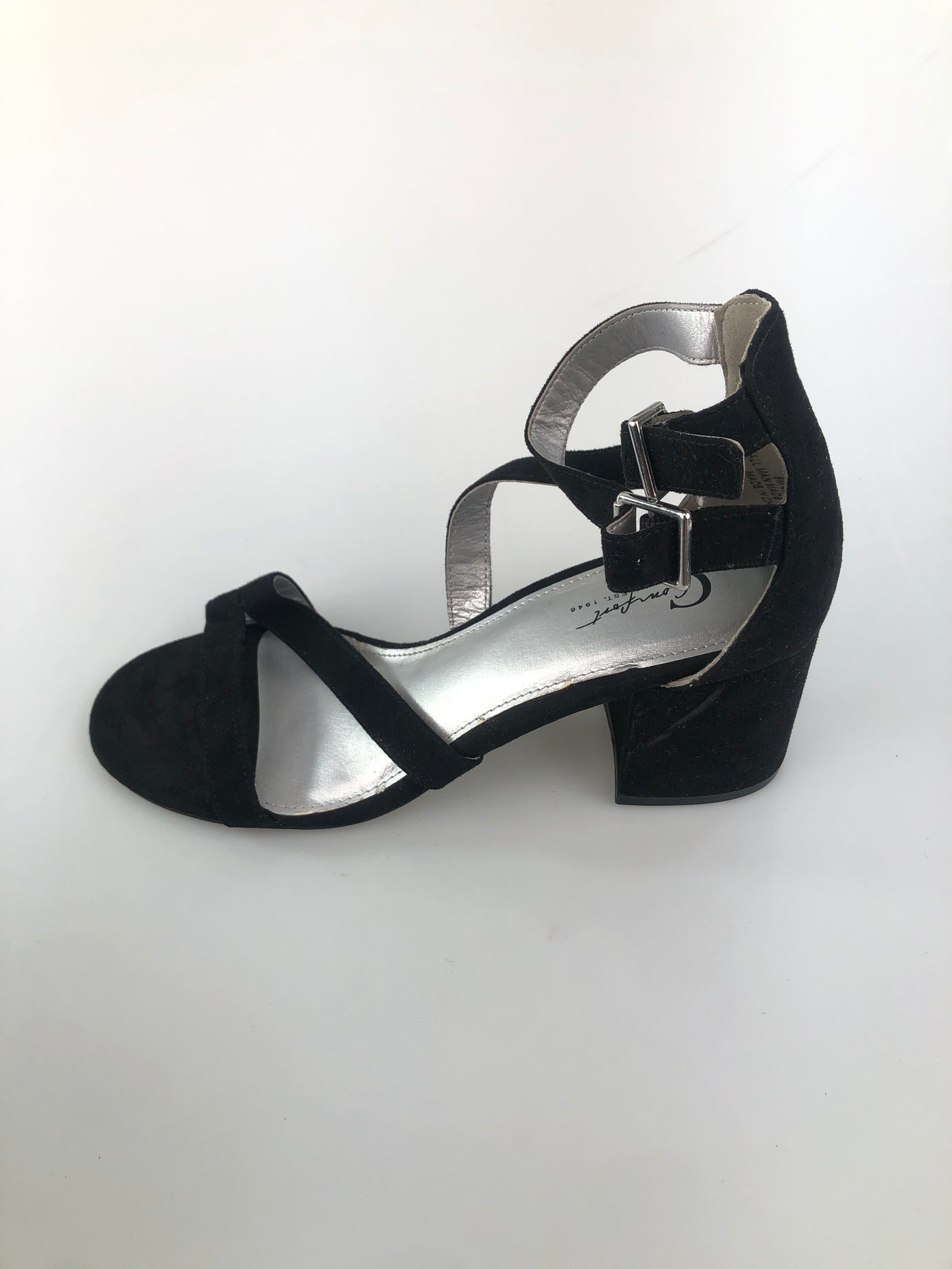 Zapatilla Negro de Tacon Comfort