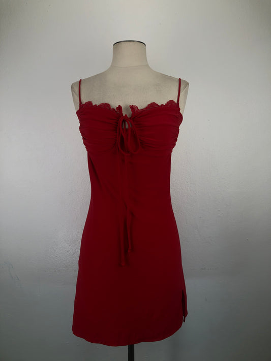 Vestido Rojo Fashion Nova