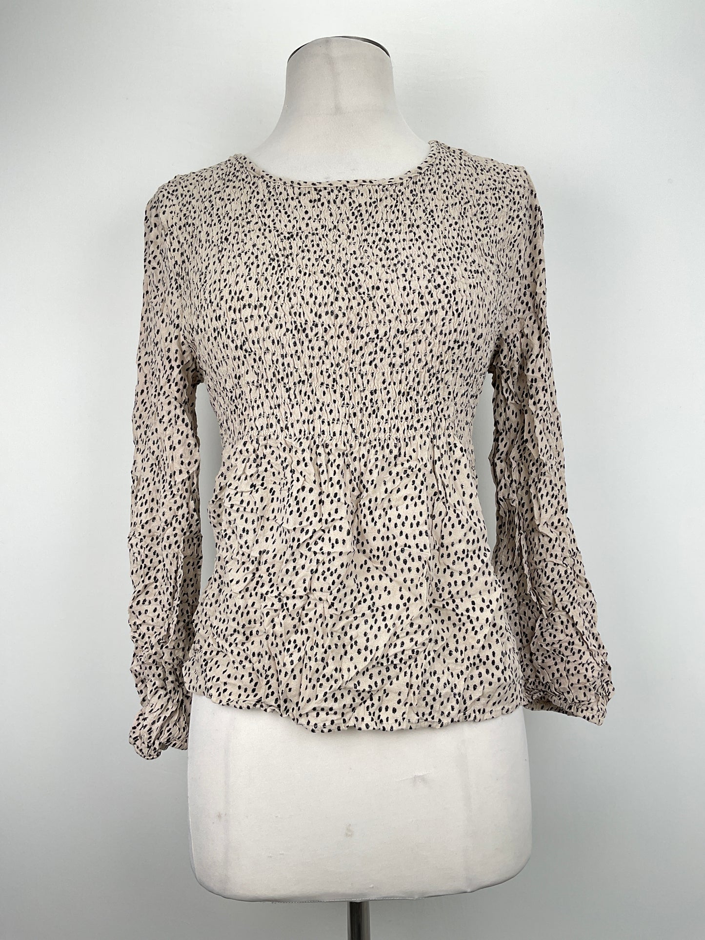 Blusa Crema de Lunares Romantics