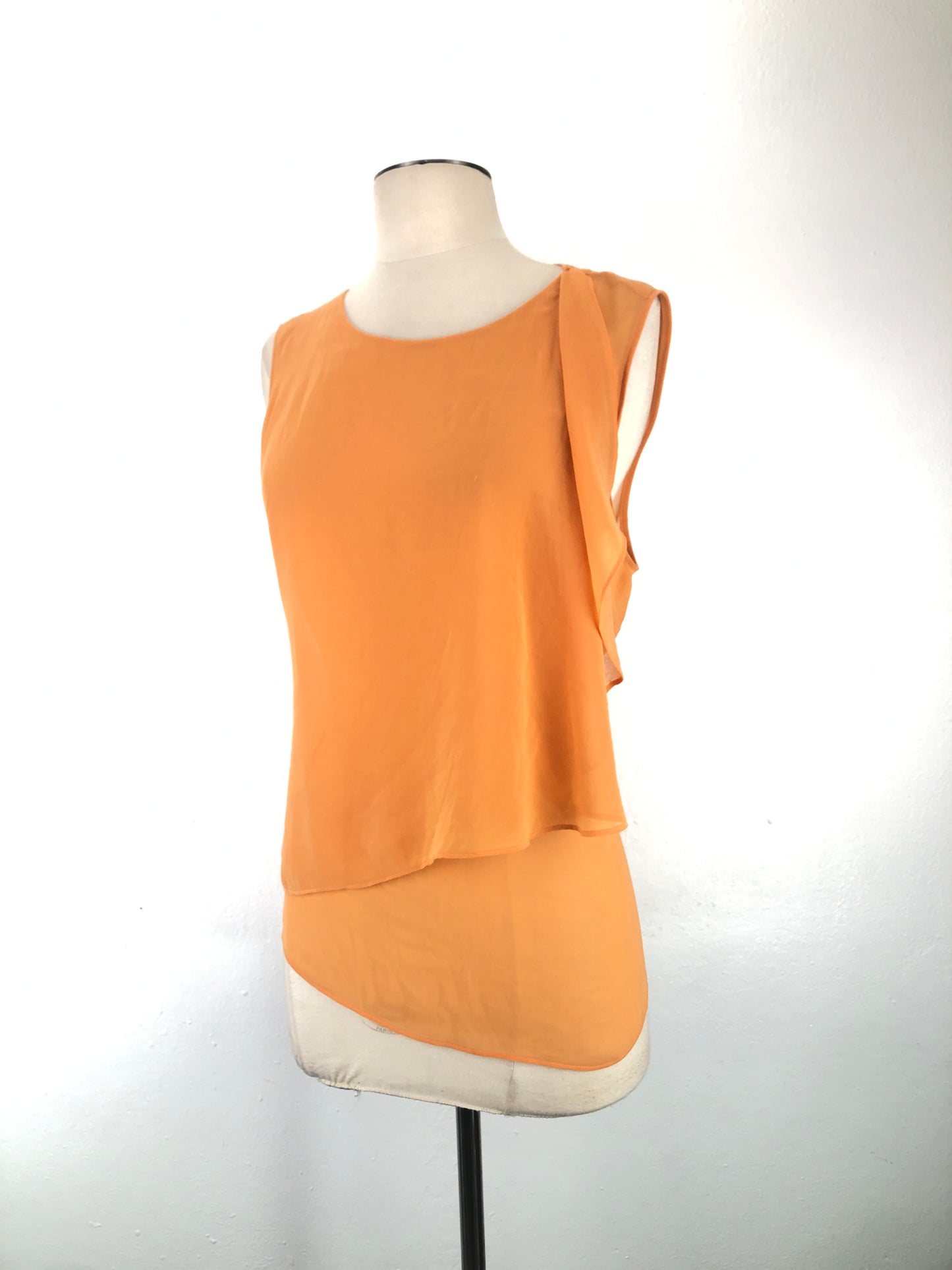 Blusa Naranja Zara Basic