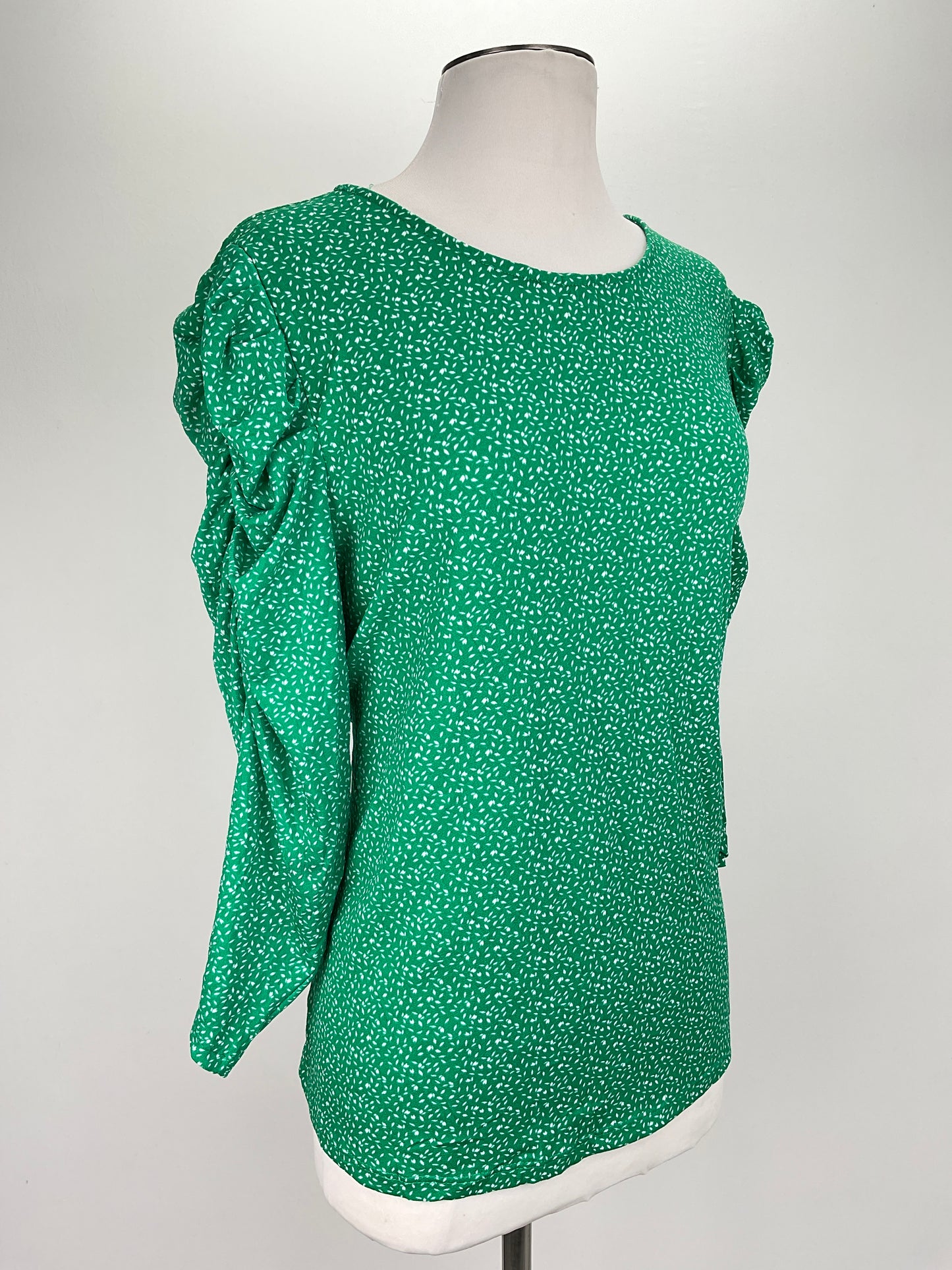 Blusa Verde Floral Adrianna Papell