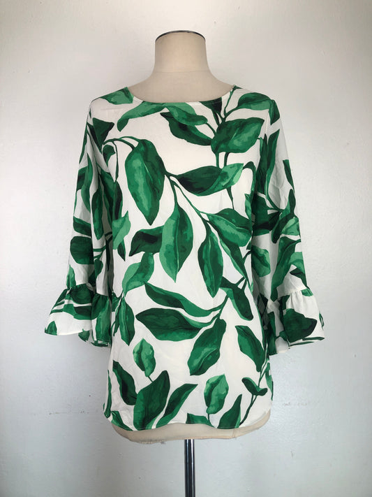 Blusa Verde De Flores Alfani