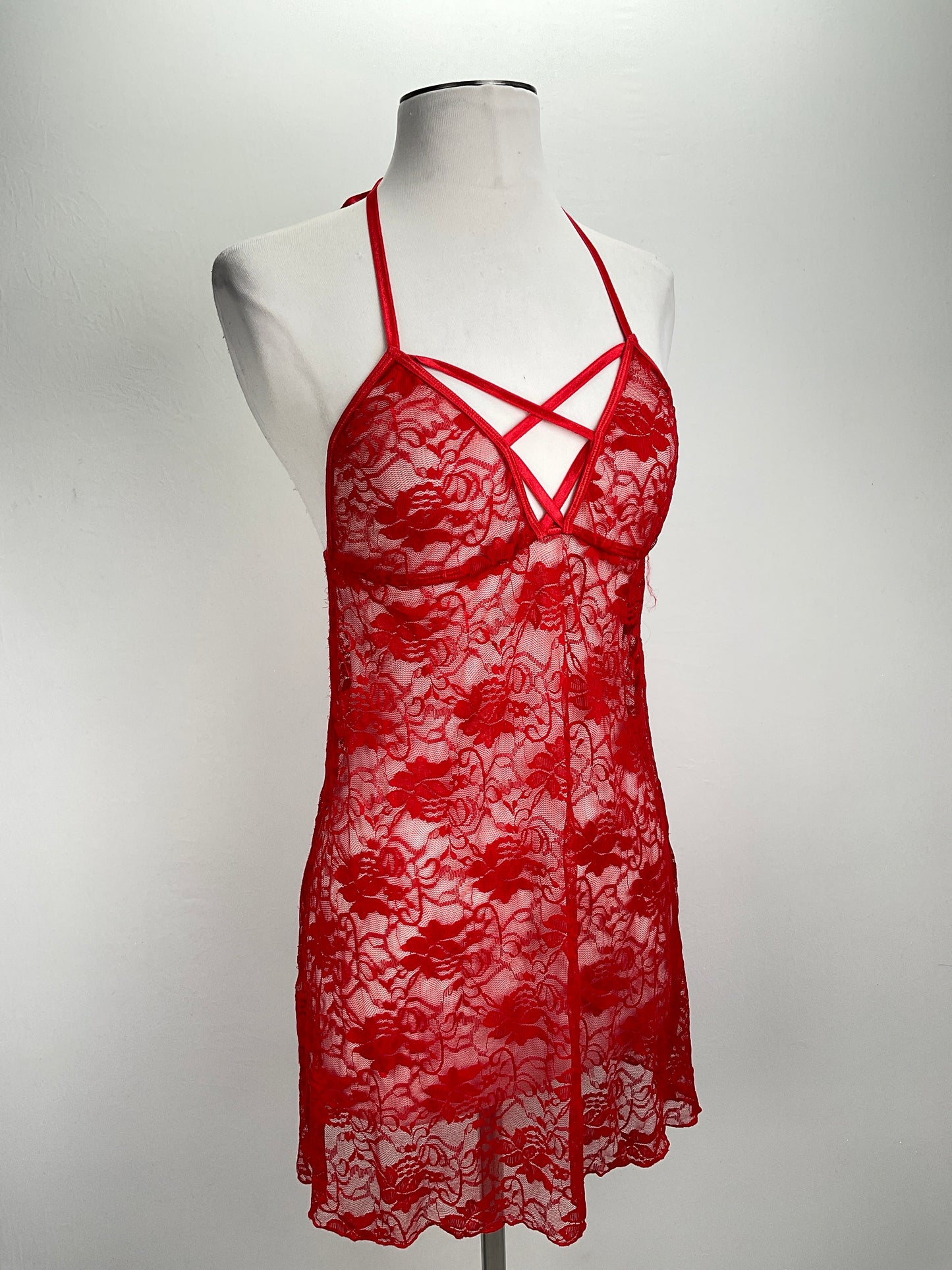 Baby Doll Rojo Floral Dreamgirl