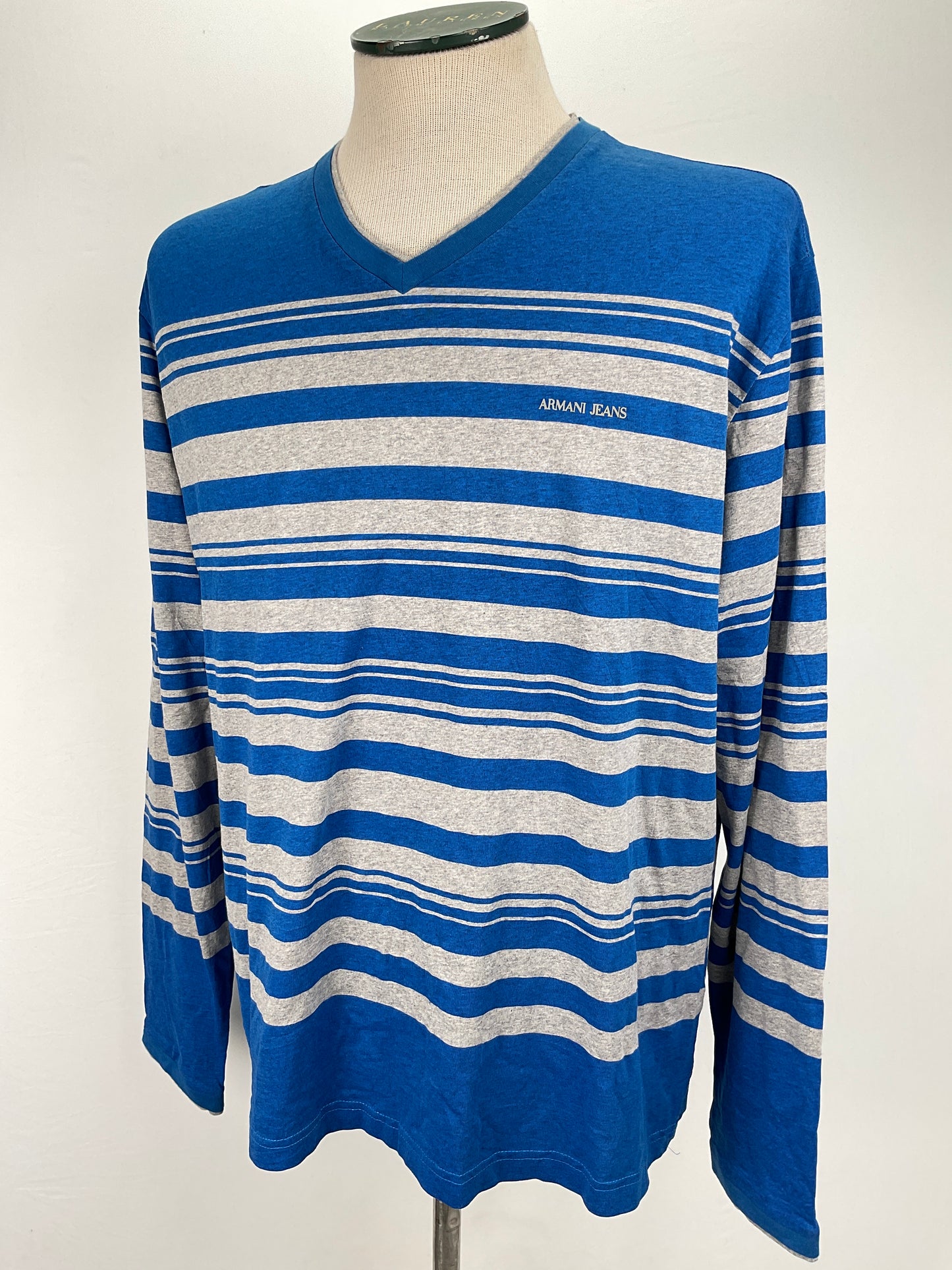 Camiseta Azul de Rayas Arman Jeans