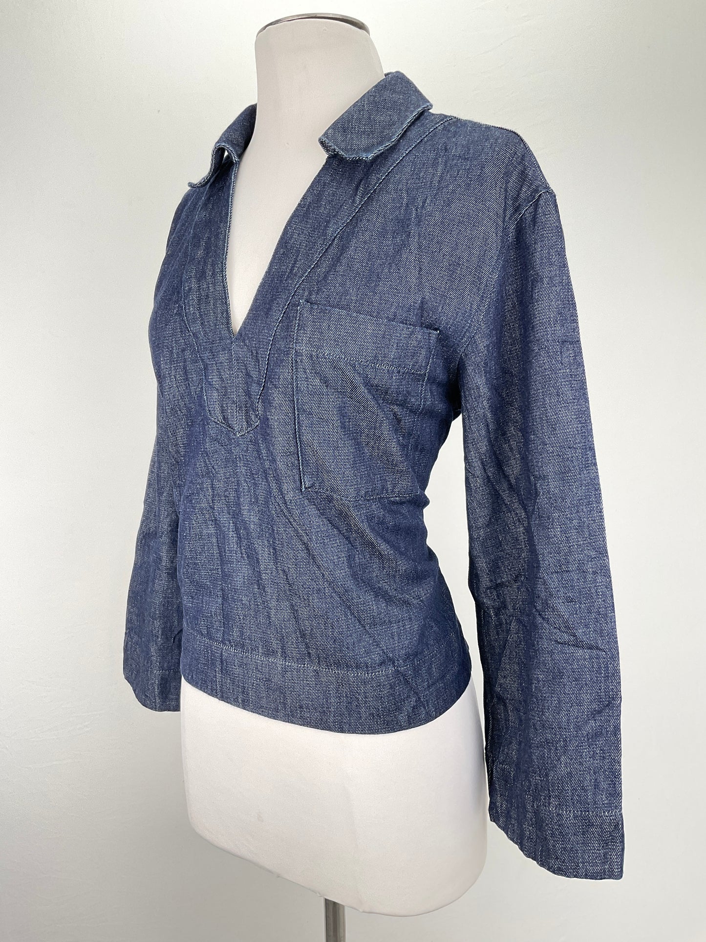 Camisa Jeans Azul BR