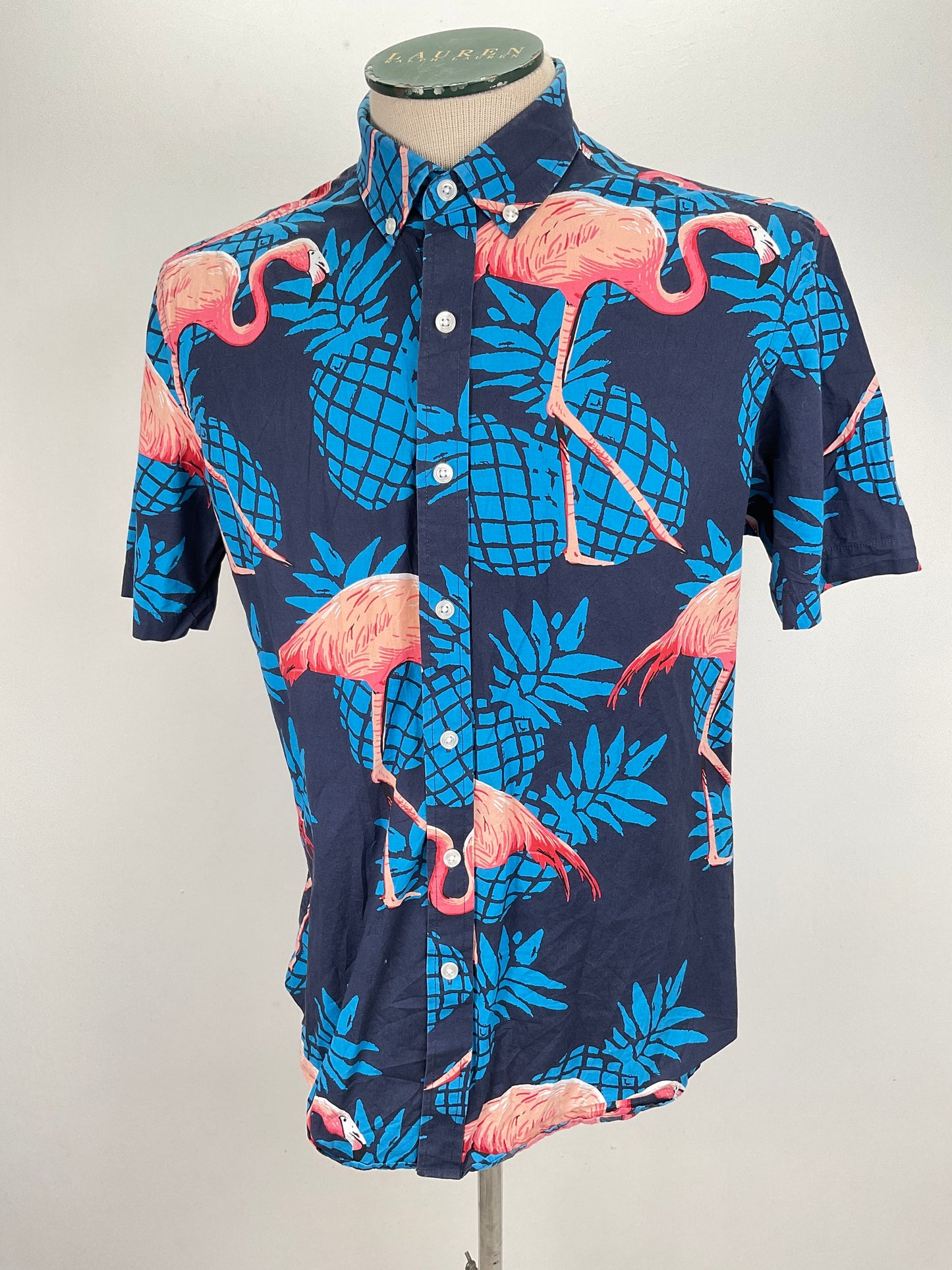 Camisa Azul marino Floral Club Room