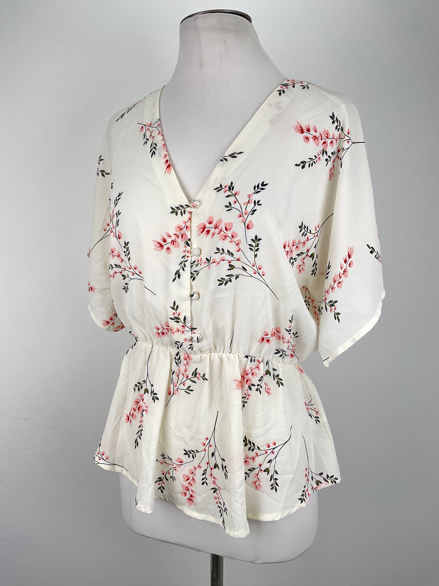 Blusa Blanco Floral Sienna Sky