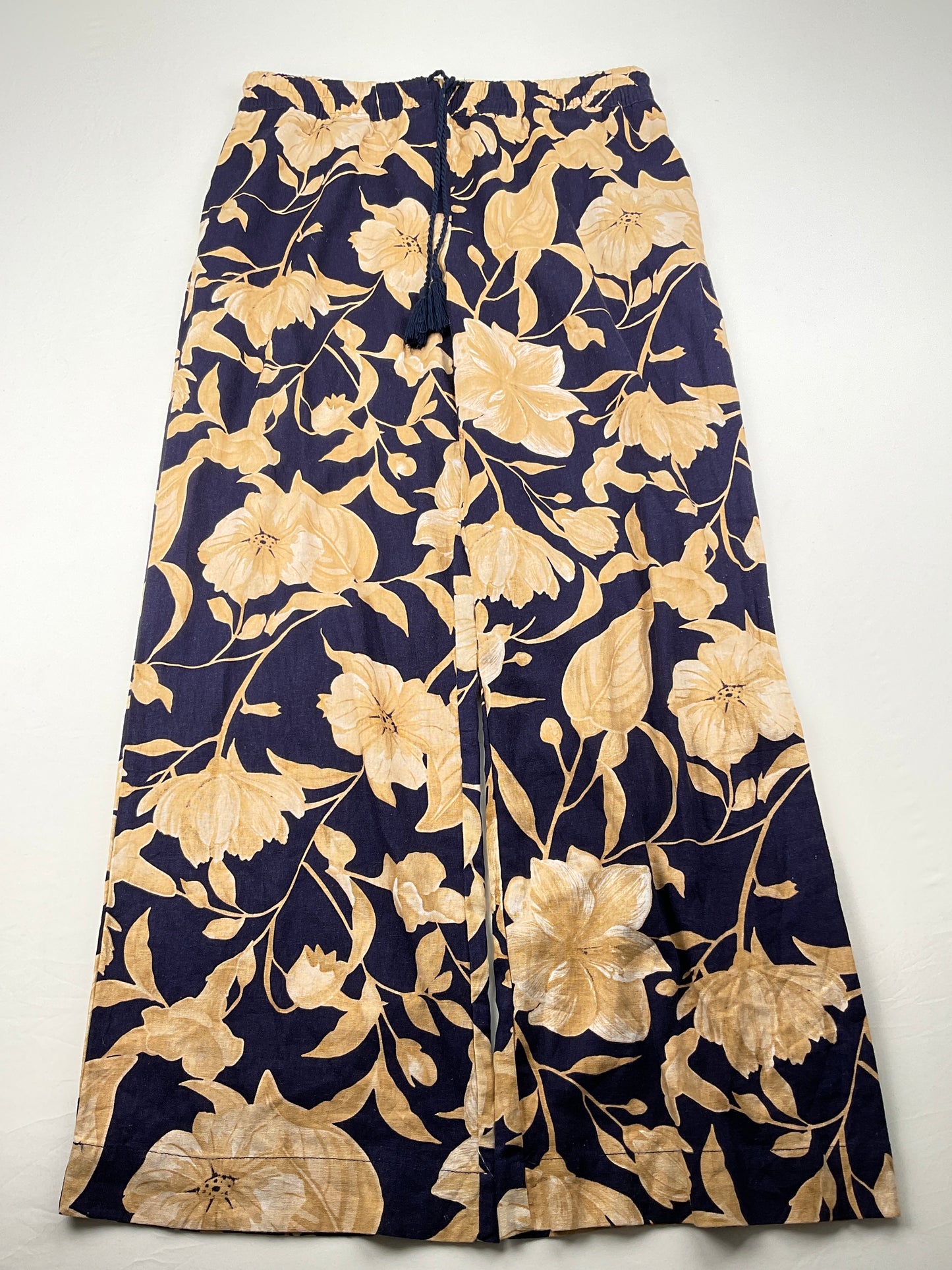 Pantalon Palazzo Azul marino Floral Joie