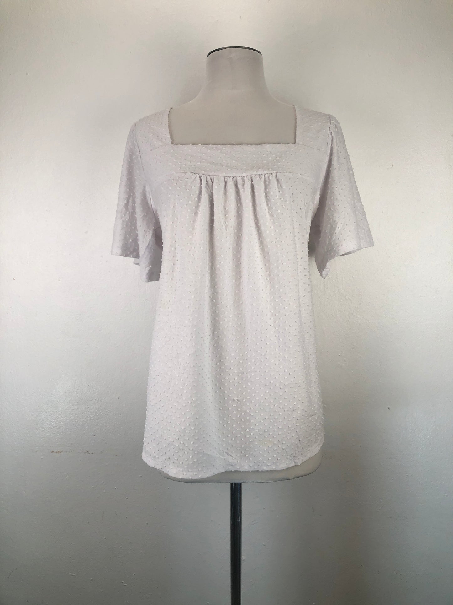 Blusa Blanco de Lunares  Ava James