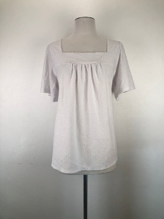 Blusa Blanco de Lunares  Ava James