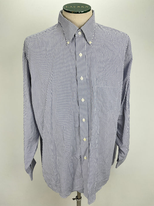 Camisa Azul marino de Rayas Van Heusen