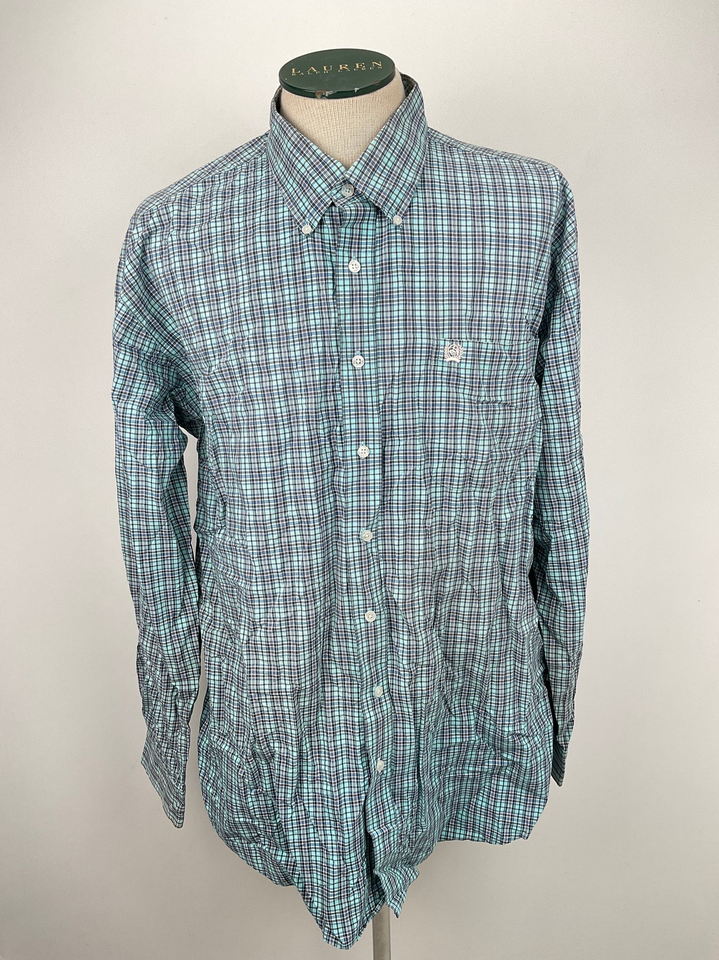 Camisa Azul claro de Cuadro Cinch