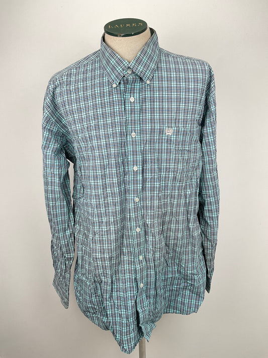 Camisa Azul claro de Cuadro Cinch