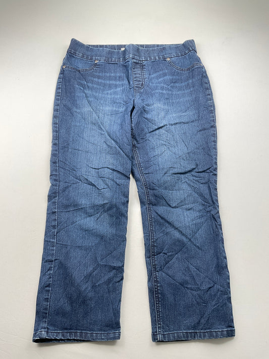 Pantalon  Capri Azul Chico’s Platinum Denim