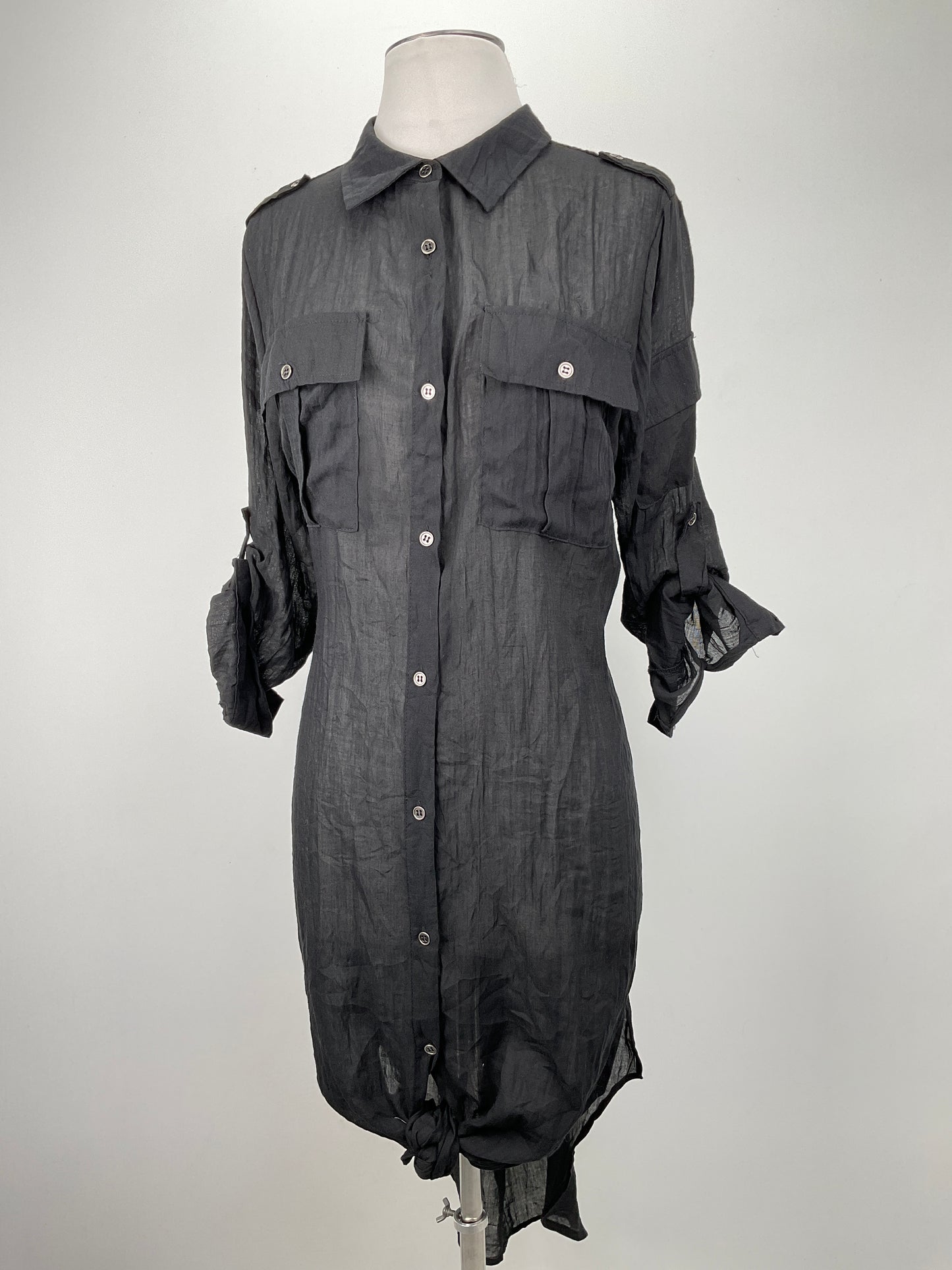 Vestido Camisero Negro Life