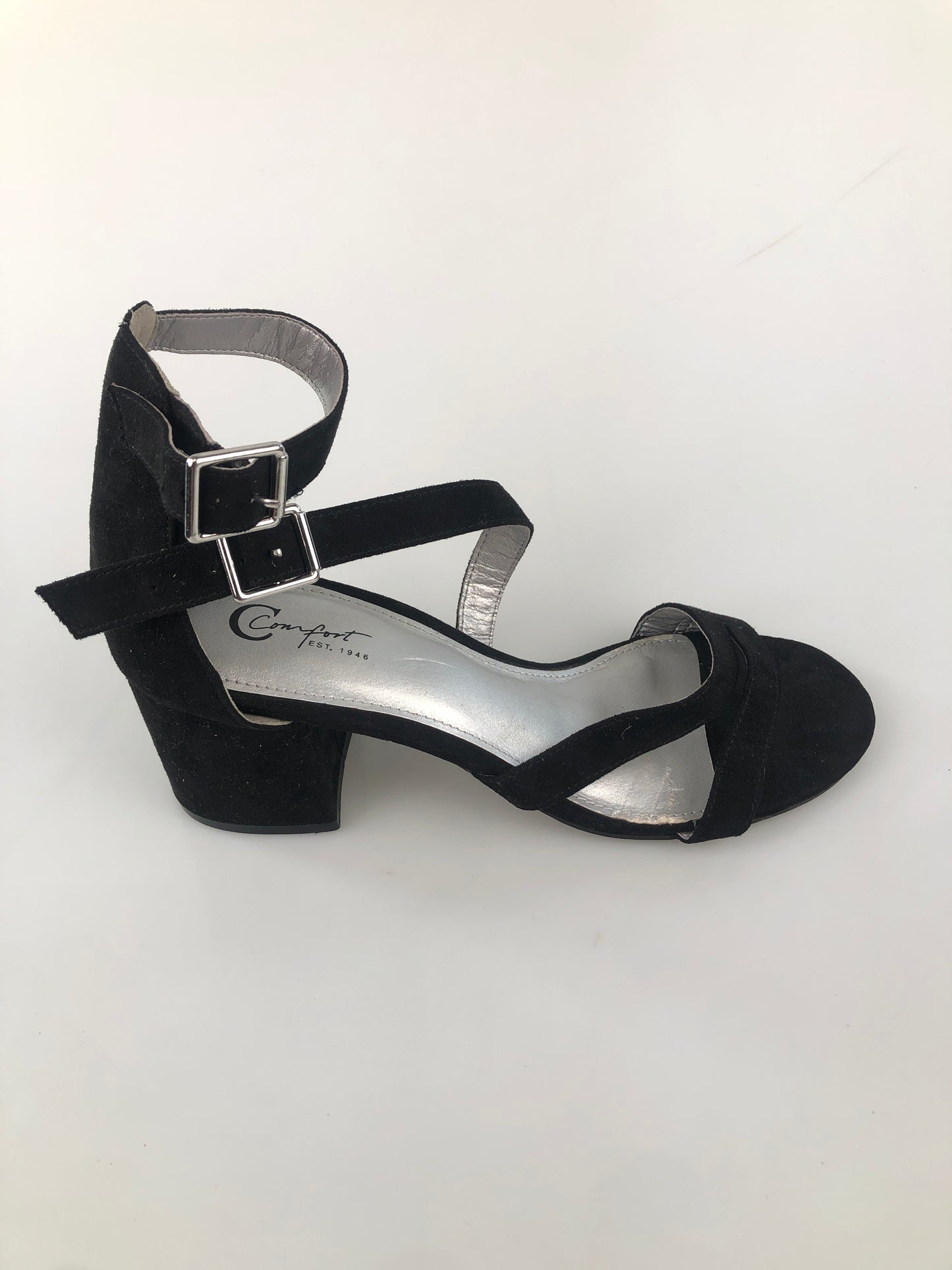 Zapatilla Negro de Tacon Comfort