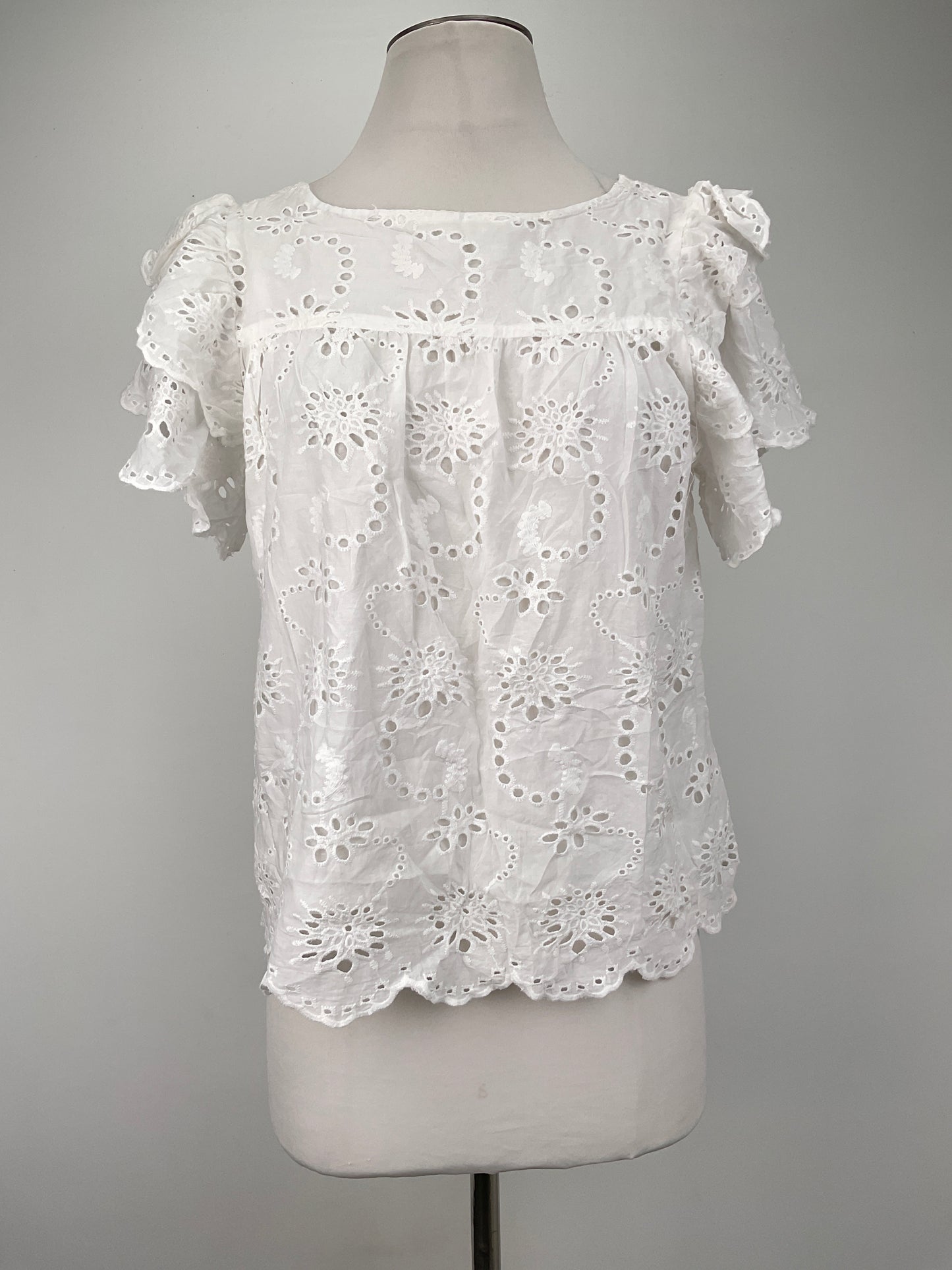 Blusa Blanco Floral Industry