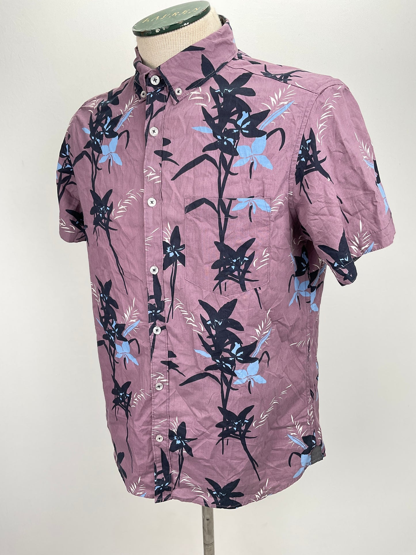 Camisa Marron Floral Sunrise Kingdom