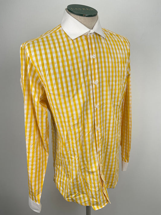 Camisa Amarillo de Cuadro Ferrecci
